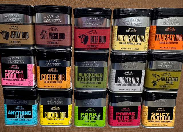 Traeger Rubs Assorted