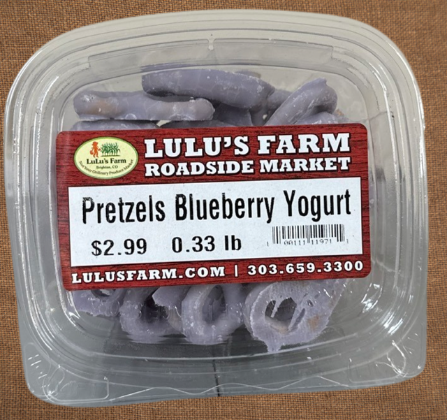 Pretzels Blueberry Yogurt