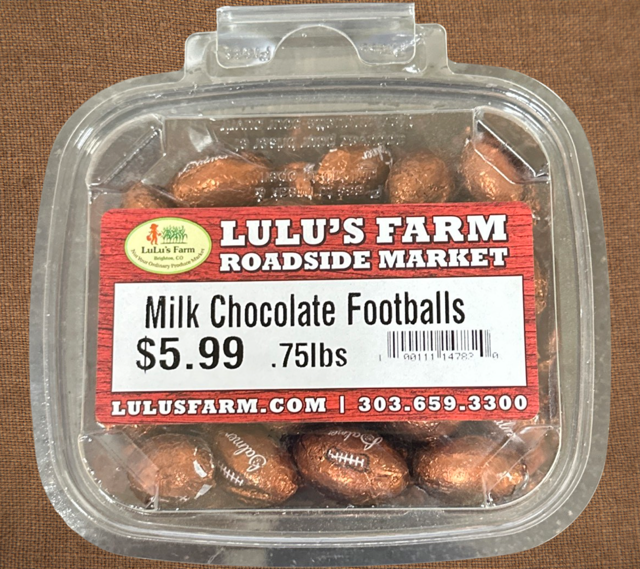 Milk Chocolate Footballs