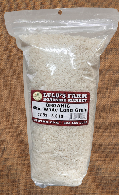 Organic White Long Grain Rice