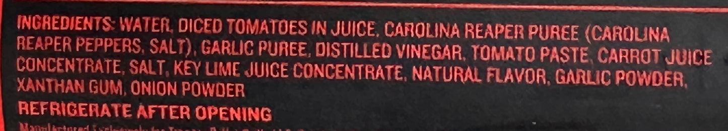 Carolina Reaper& Garlic Hot Sauce